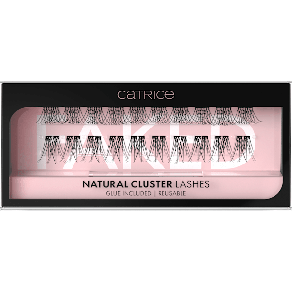 Künstliche Wimpern Set Faked Natural Cluster Lashes CATRICE