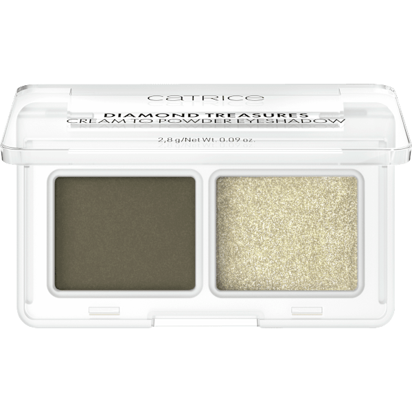 Lidschatten Diamond Treasures Cream to Powder 040 Olive Twinkle CATRICE