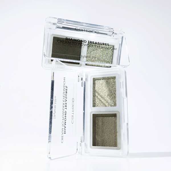 Lidschatten Diamond Treasures Cream to Powder 040 Olive Twinkle CATRICE