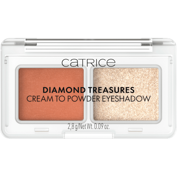 Lidschatten Diamond Treasures Cream to Powder 050 Peach Gleam CATRICE
