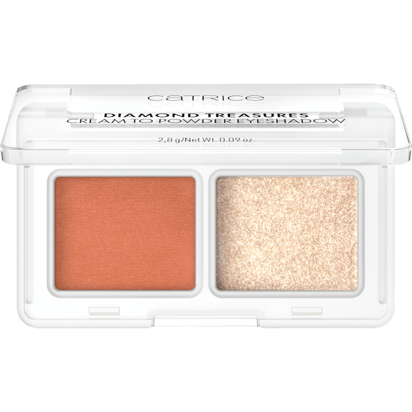 Lidschatten Diamond Treasures Cream to Powder 050 Peach Gleam CATRICE