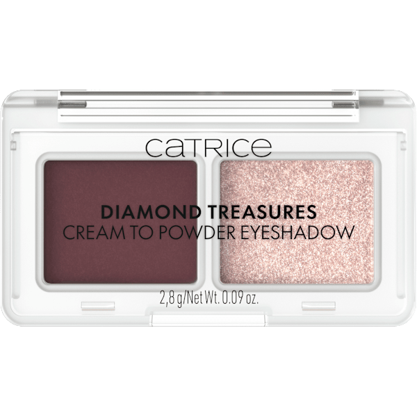 Lidschatten Diamond Treasures Cream to Powder 060 Burgundy Glitz CATRICE