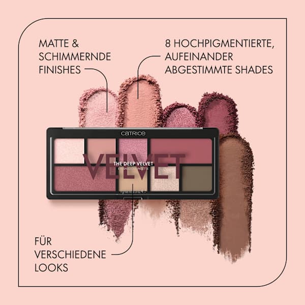 Lidschatten Palette The Deep Velvet CATRICE