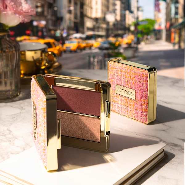 Lidschatten & Blush Palette Spring And The City Glow Complex C02 Cherry Glow & Skyline Views CATRICE