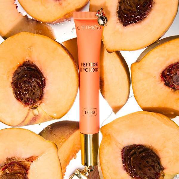 Lipgloss Peptide The Summer Edit C03 Peach Iced Tea LSF 25 CATRICE