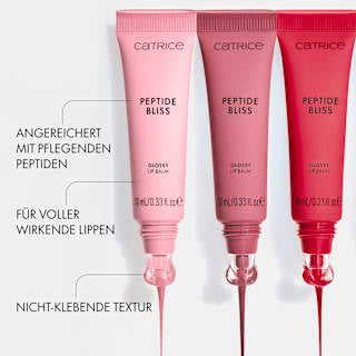 Lippenbalsam Peptide Bliss Glossy Lip Balm 010 Life In Rosé CATRICE
