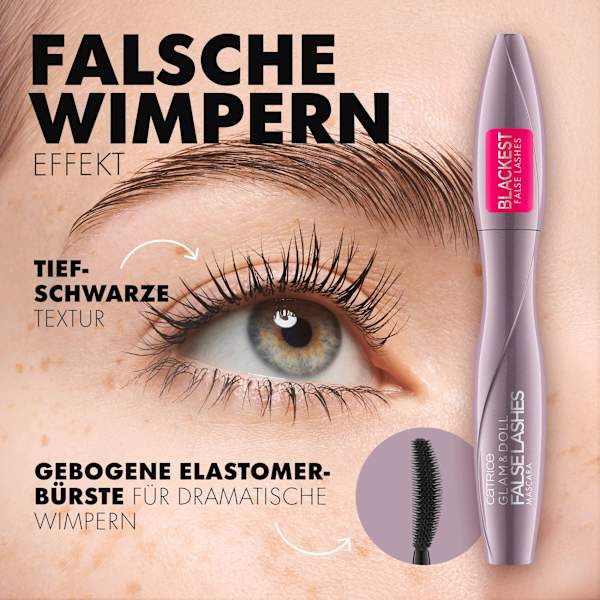 Mascara Glam & Doll False Lashes 010 Black  CATRICE