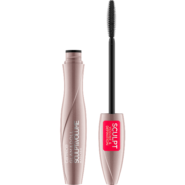 Mascara Glam & Doll Sculpt & Volume 010 Black CATRICE