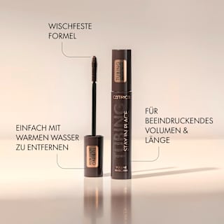 Mascara Tubing Stay In Place Volume 010 Panda-Proof Black CATRICE