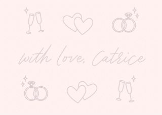 Mattierendes Papier Brides & Besties Glow Control Blotting Paper C01 Love Letters CATRICE