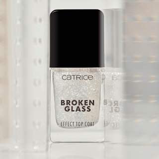 Top Coat Broken Glass Effect 050 Sparkling Reflection CATRICE