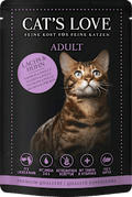 Nassfutter Katze mit Lachs & Huhn in Gelee CAT'S LOVE