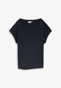 TOM TAILOR TOM TAILOR T-SHIRT T-SHIRT MIT LOCHSTICKEREIEN - Print T-shirt - sky captain blue