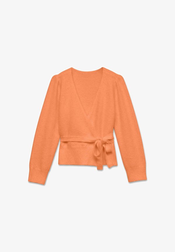 Vero Moda CARDIGAN VMISABELLA KNIT CARDIGAN - Cardigan - copper tan