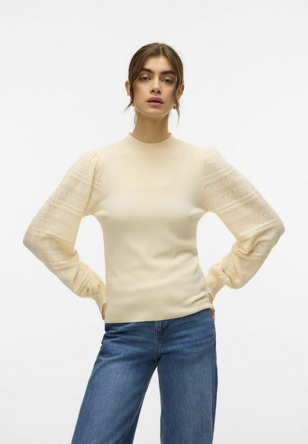 Vero Moda Knitted VMNEWLIMONE Knitted - Jumper - birch