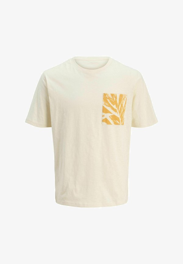 Jack & Jones Printed - Print T-shirt - antique white