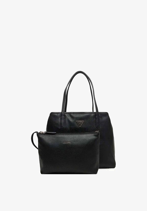 Guess VICTTORIA 2 IN 1 TOTE - Handbag - black