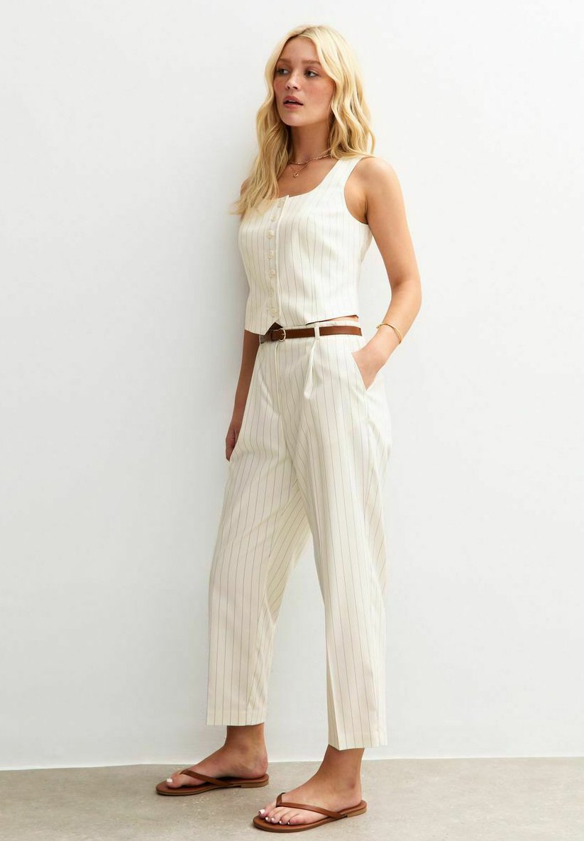 New Look STRIPED SQUARE NECK