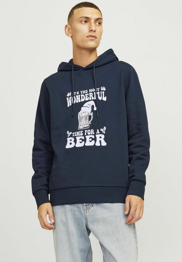 Jack & Jones X-mas - Hoodie - sky captain