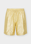 Nike Performance A'JA SHINE SHORT - Sports shorts - team gold-coloured/wheat grass