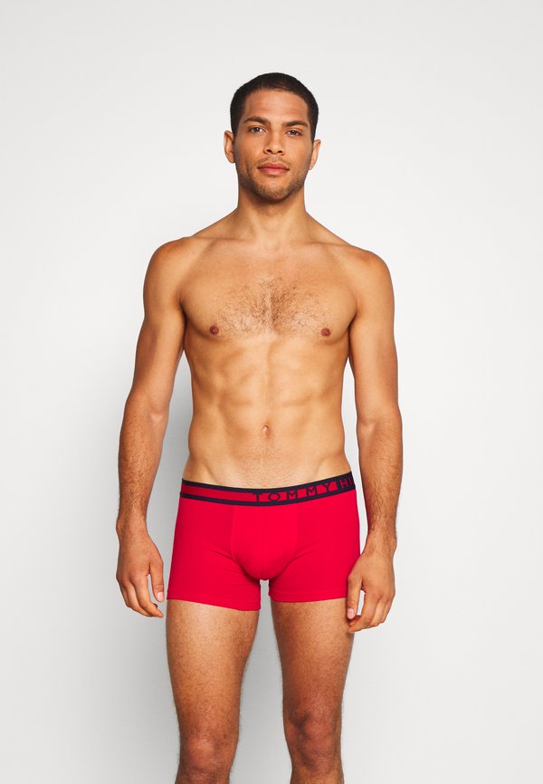 Tommy Hilfiger LOGO TRUNK 3 PACK - Trunks - dark blue/red/white