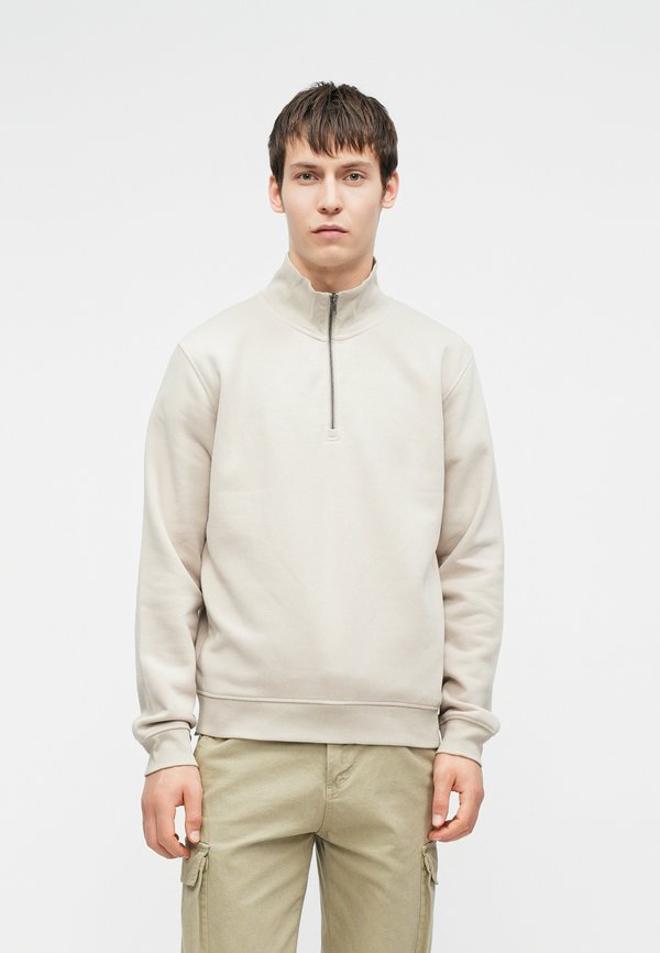 Jack & Jones JJEBRADLEY SWEAT HALF ZIP NOOS - Sweatshirt - moonbeam