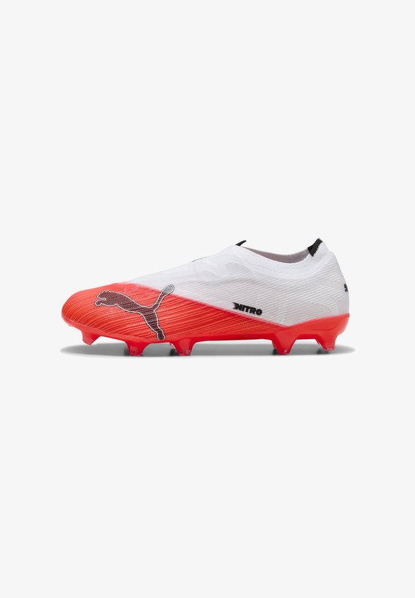 Puma ULTRA NITRO 7 MATCH LL FG/AG - Firm-ground football boots - ultra red/black/white