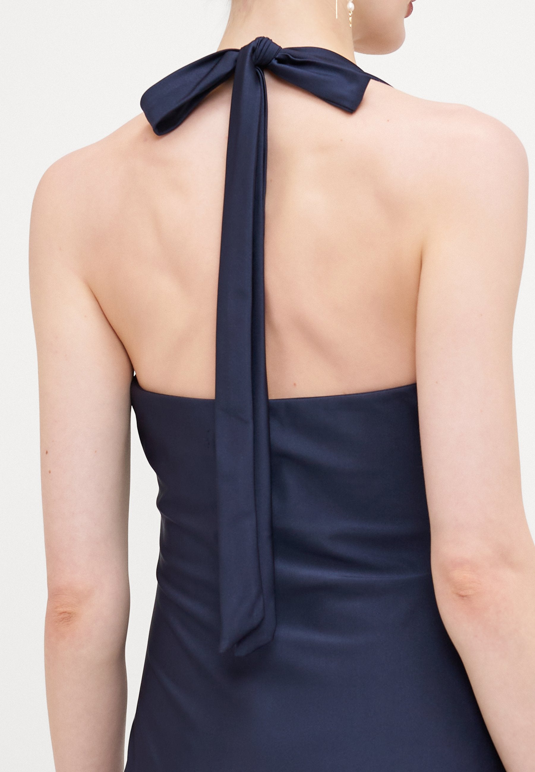 WAL G TALL EMMA HALTERNECK ROUCHED
