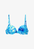 s.Oliver PUSH-UP-BIKINI-TOP - Bikini top - türkis bedruckt