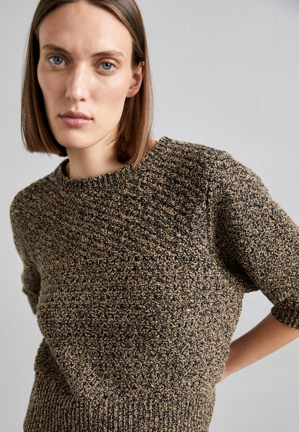 KNITID TEXTURED TEE