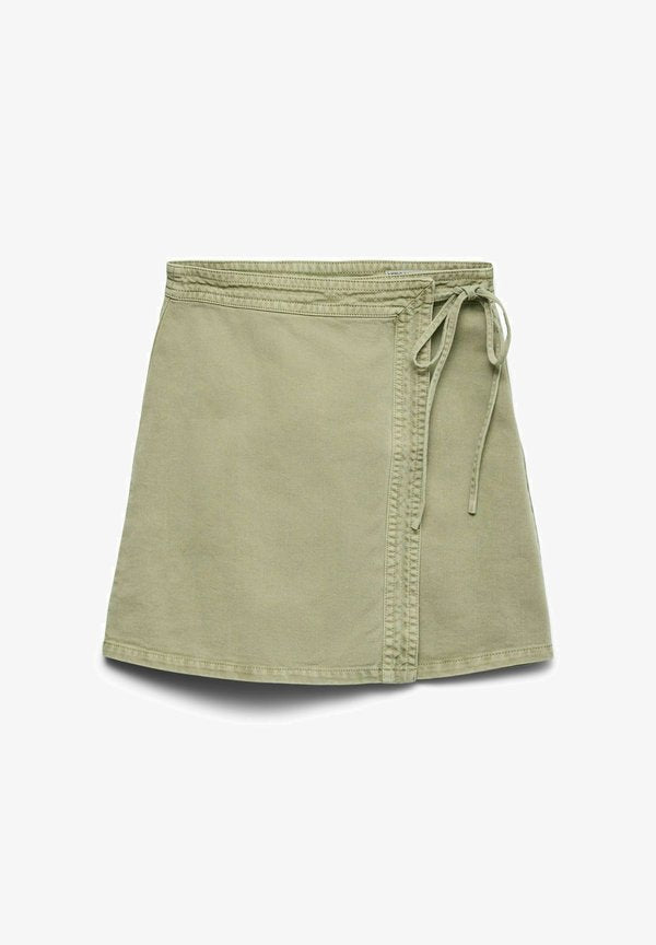 Vero Moda VMLIZA Mid waist Short - Mini skirt - laurel wreath