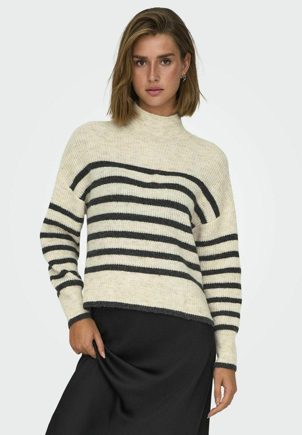 ONLY Knitted ONLFRIDI Knitted - Jumper - pumice stone
