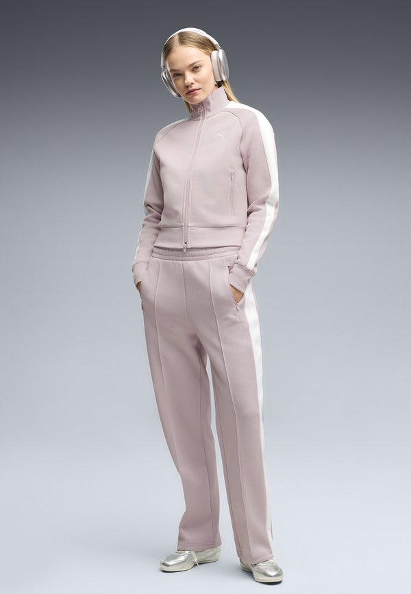 Puma T7 ALWAYS ON SHORT TRACK JACKET - Zip-up sweatshirt - misty pink