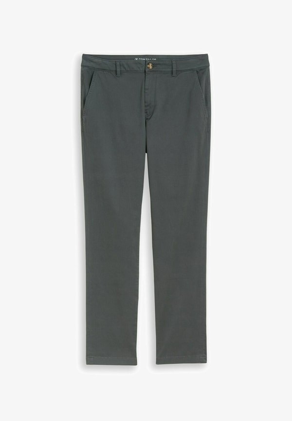 TOM TAILOR TOM TAILOR HOSEN & CHINO REGULAR FIT CHINO HOSE - Chinos - darkest olive