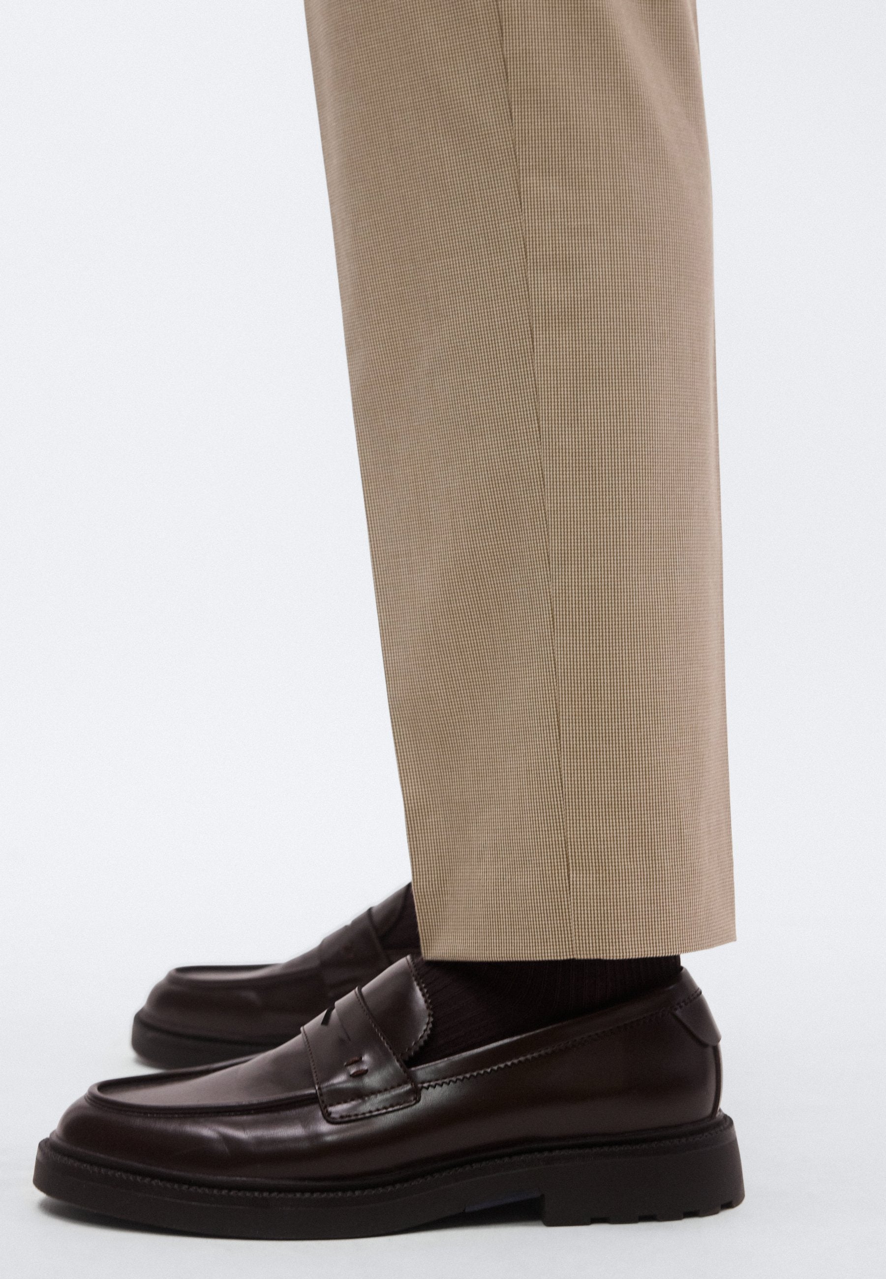 MINI HOUNDSTOOTH FORMAL PANTS Media 7