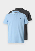 TOM TAILOR 2-PACK - Polo shirt - washed out middle blue