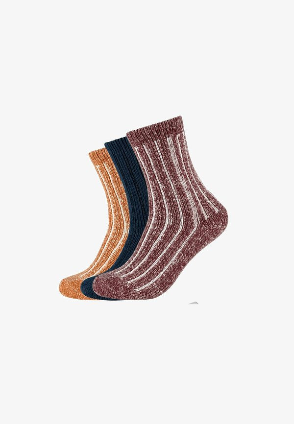 s.Oliver 3 PACK - Socks - syrah