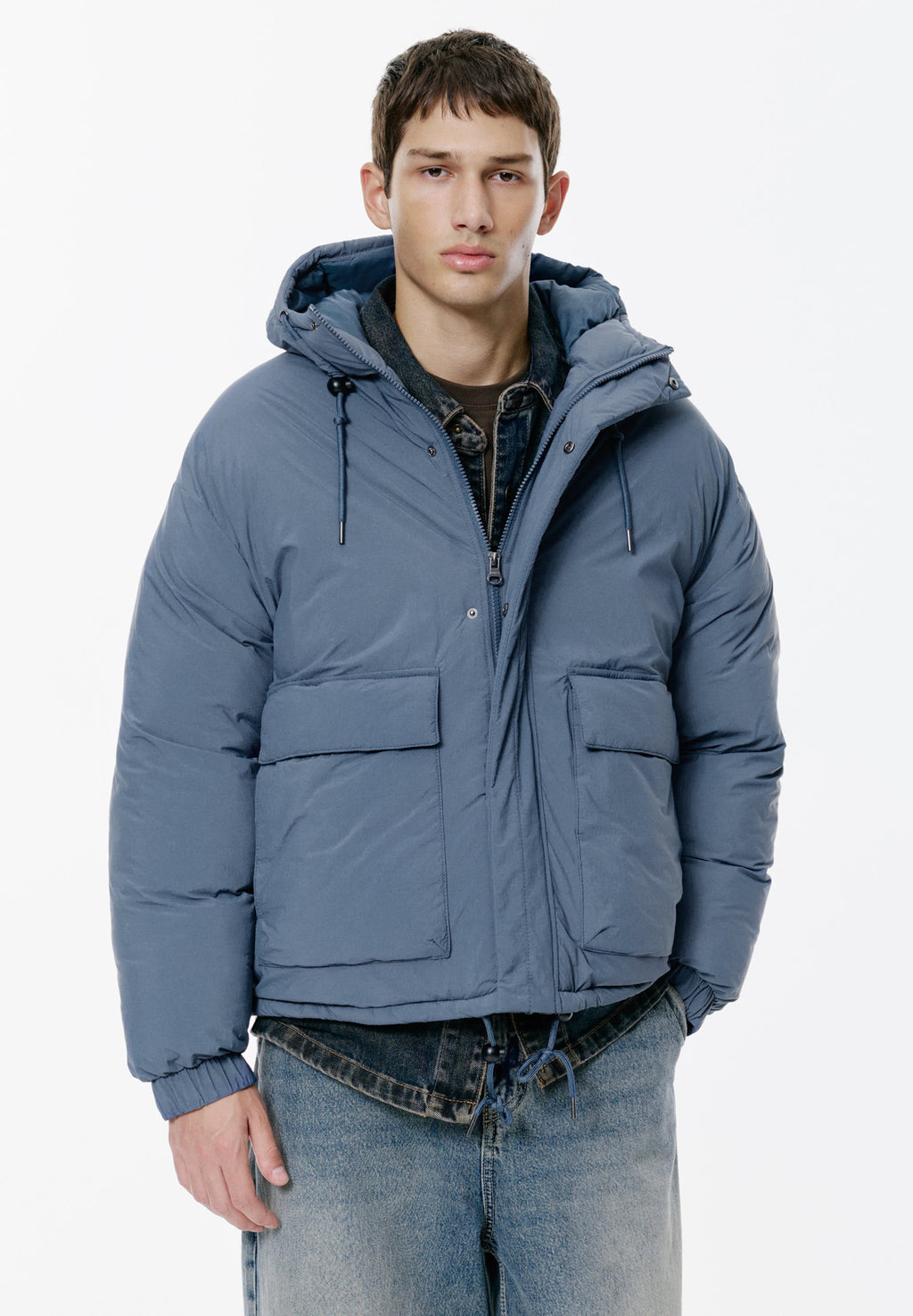 PULL&BEAR CROPPED PUFFER