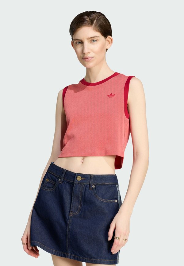 adidas Originals ADIDAS ORIGINALS HEATHER TANK - Top - team victory red preloved scarlet