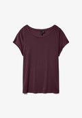 Vero Moda VMAVA PLAIN SS TOP JRS NOOS - Basic T-shirt - winetasting