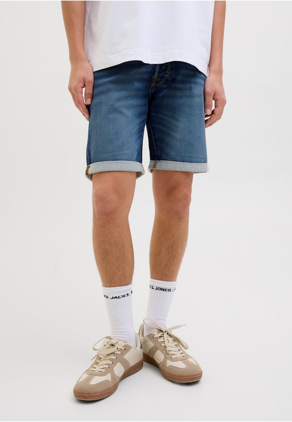 Jack & Jones Denim Regular Fit - Denim shorts - blau