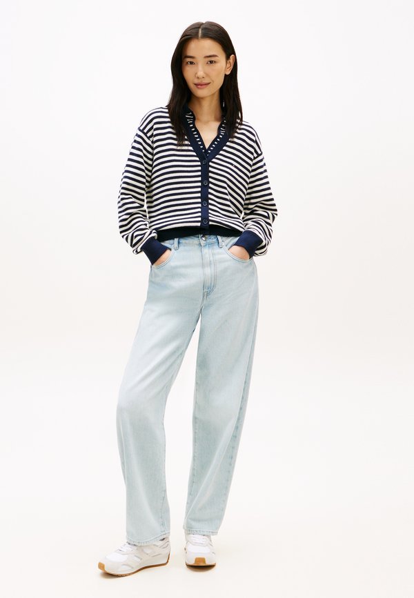 Tommy Hilfiger MID RISE TAPERED BARREL LEG JEANS