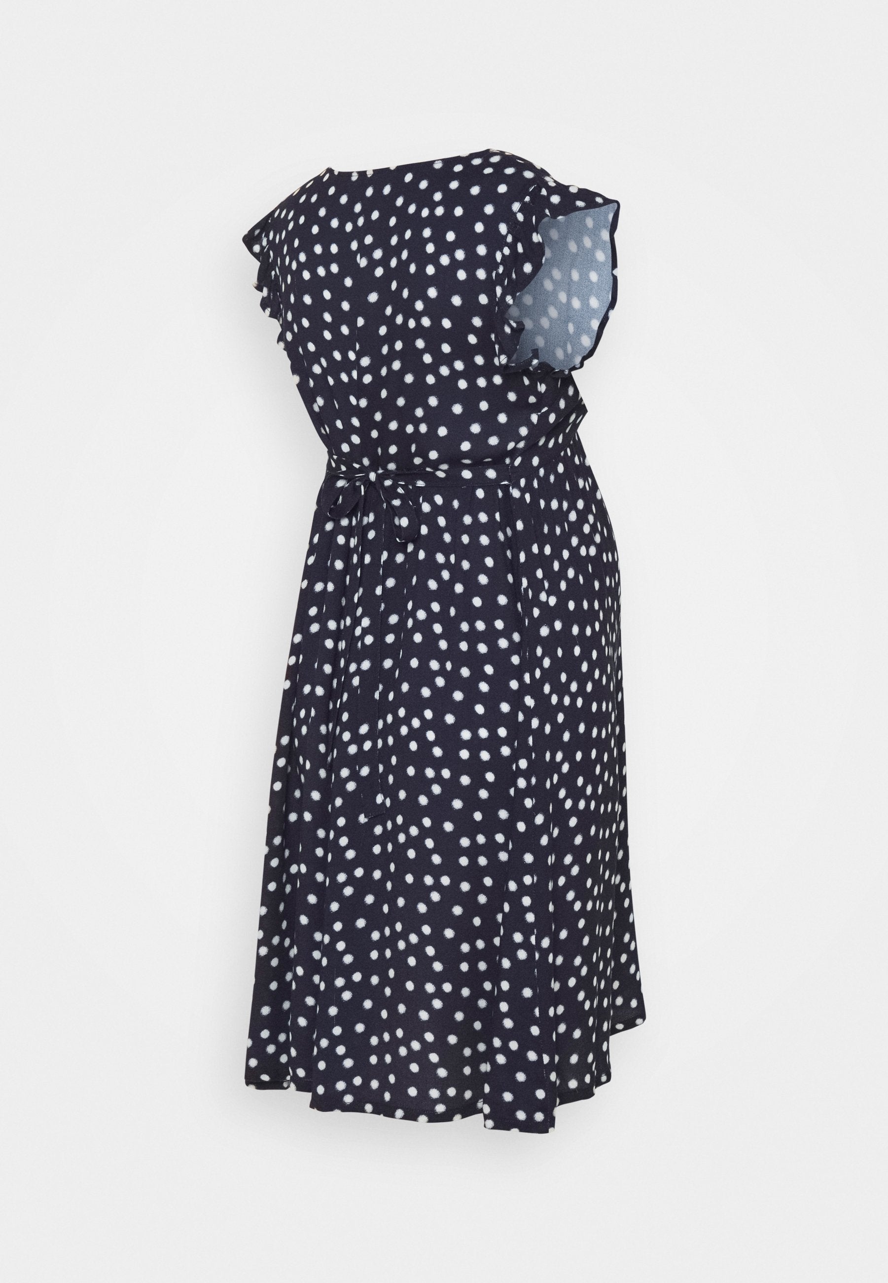 JoJo Maman Bébé SPOT FRILL SLEEVE DRESS