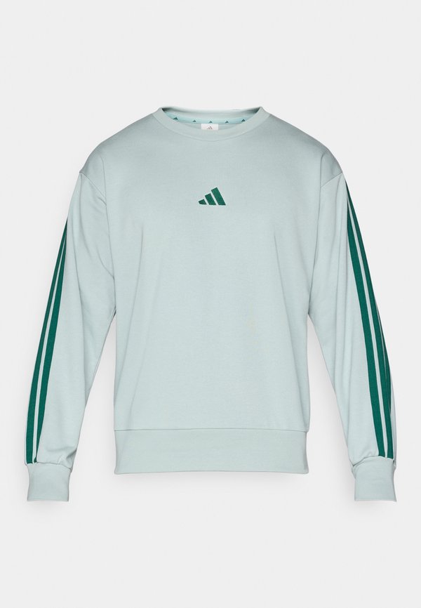 adidas Sportswear ESSENTIALS THREE STRIPES FRENCH TERRY - Sweatshirt - sage/collegiate green