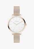 s.Oliver LOVELY TIME - Watch - rose gold-coloured