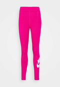 Nike Sportswear W NSW ESSNTL LGGNG FUTURA HW - Leggings - Trousers - fireberry/white