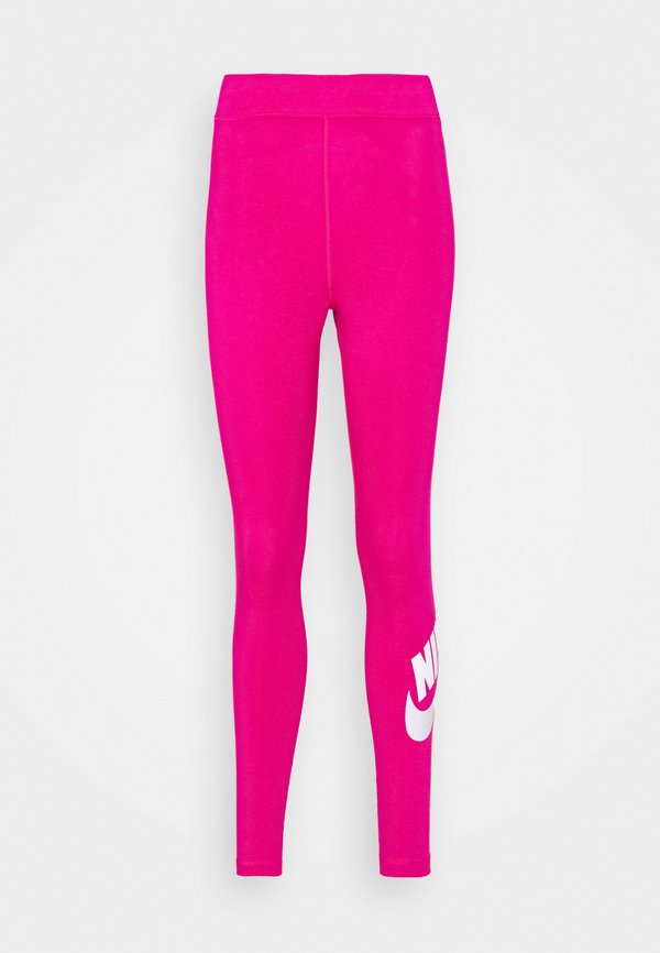 Nike Sportswear W NSW ESSNTL LGGNG FUTURA HW - Leggings - Trousers - fireberry/white