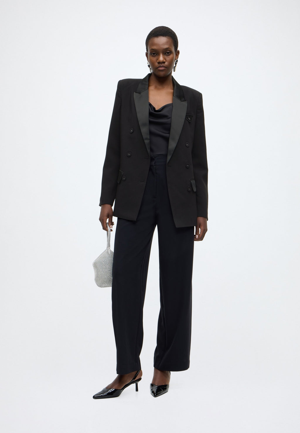 Bardot SLOANE SATIN DETAIL BLAZER