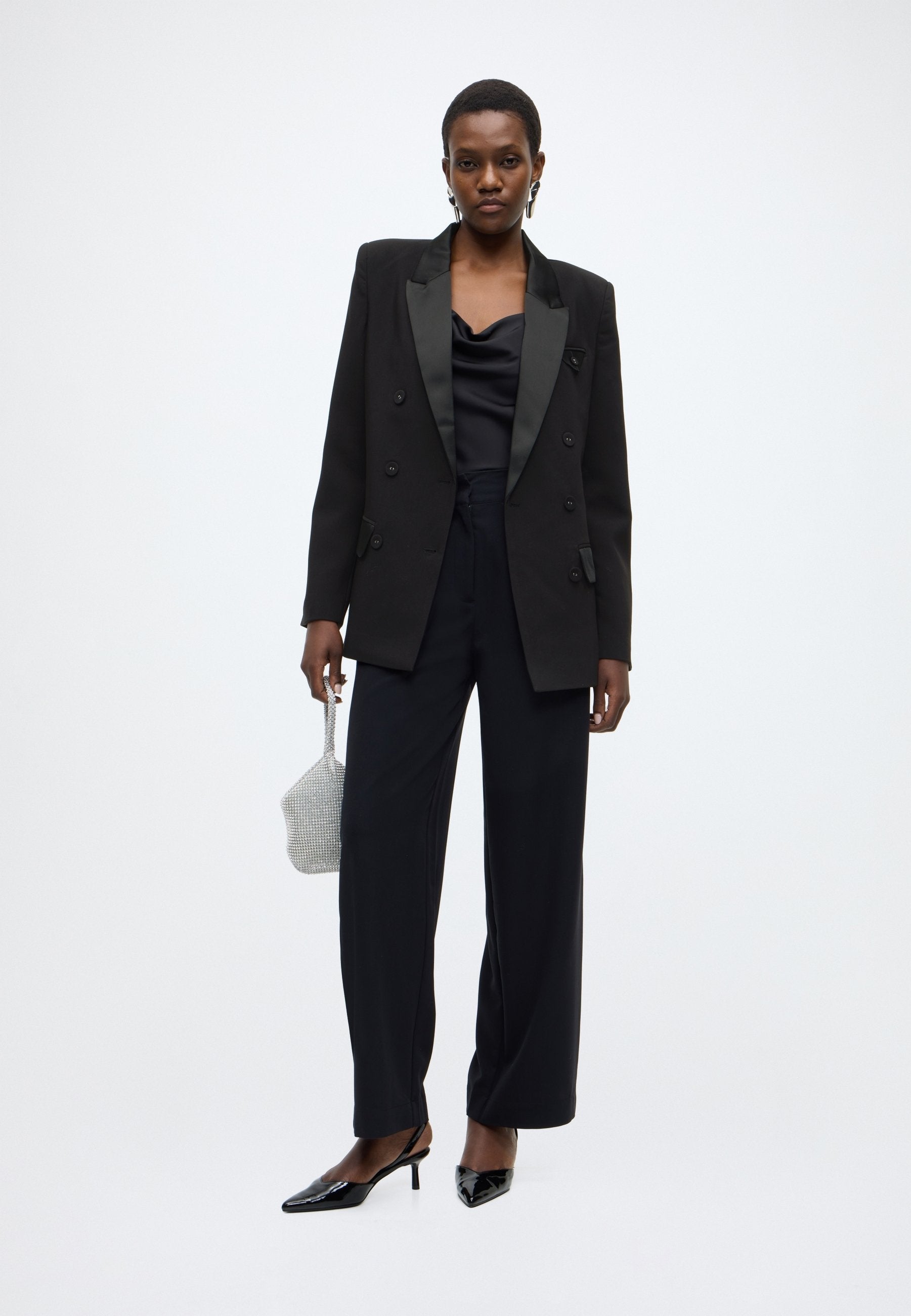 Bardot SLOANE SATIN DETAIL BLAZER