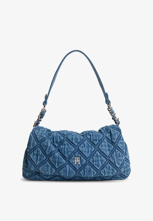 Tommy Hilfiger FEMININE - Handbag - blue denim
